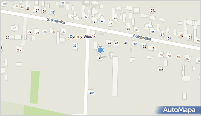 Kielce, Sukowska, 42, mapa Kielc