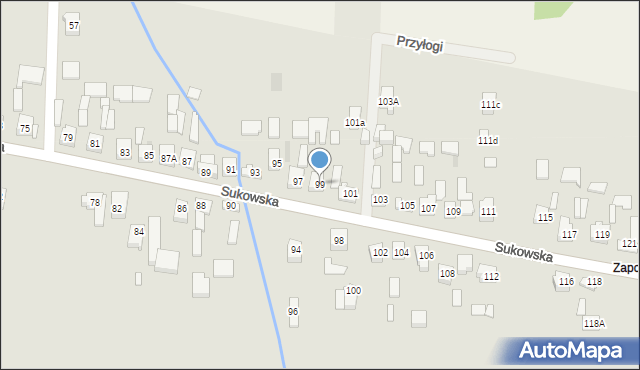 Kielce, Sukowska, 99, mapa Kielc