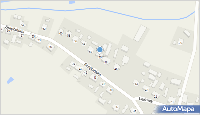 Kołczyn, Sulęcińska, 50, mapa Kołczyn