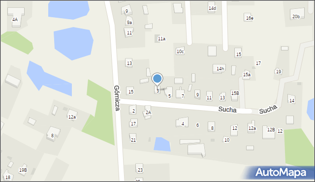 Kolonia Borek, Sucha, 3, mapa Kolonia Borek