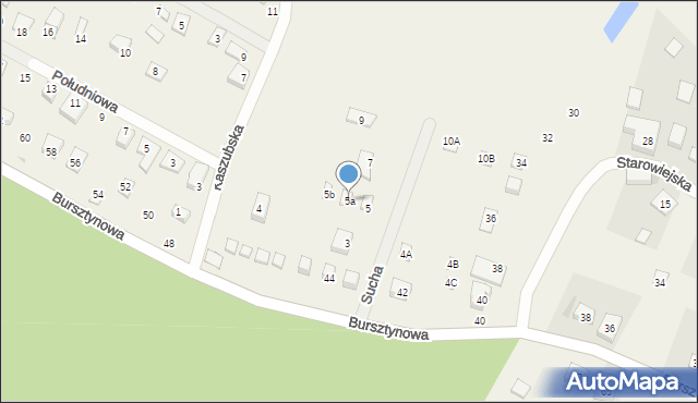 Kopalino, Sucha, 5a, mapa Kopalino