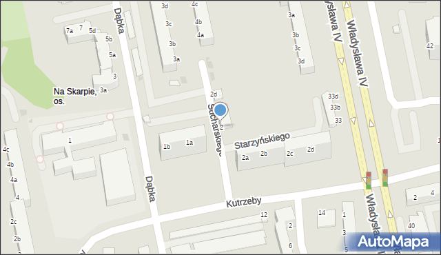 Koszalin, Sucharskiego Henryka, mjr., 2, mapa Koszalina