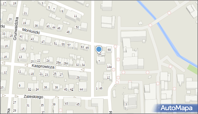 Kraków, Supniewskiego Janusza, 9, mapa Krakowa