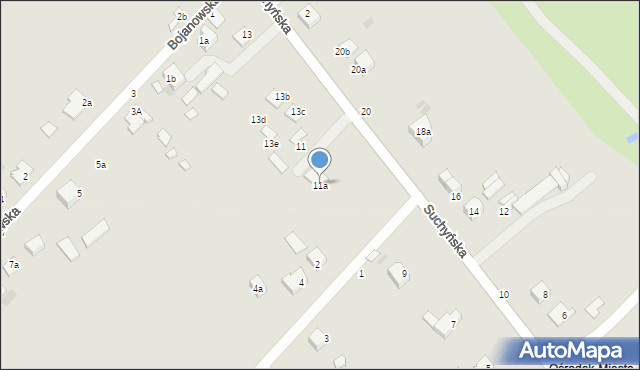 Kraśnik, Suchyńska, 11a, mapa Kraśnik