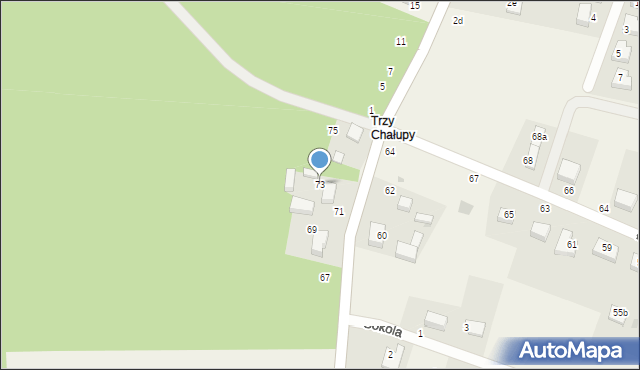 Księginice, Sułowska, 73, mapa Księginice