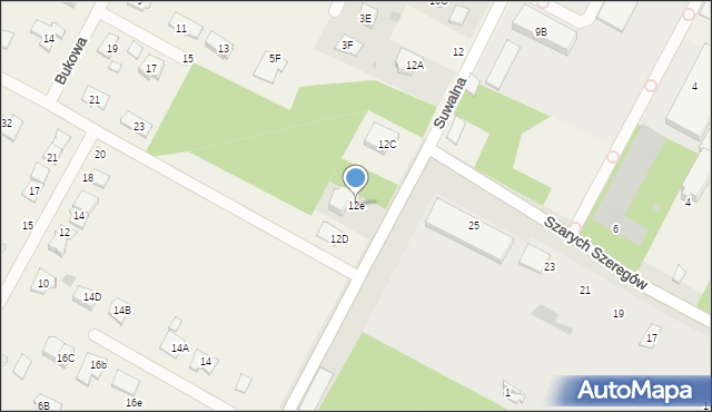 Łajski, Suwalna, 12e, mapa Łajski