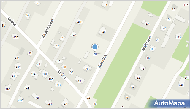 Łajski, Suwalna, 2H, mapa Łajski