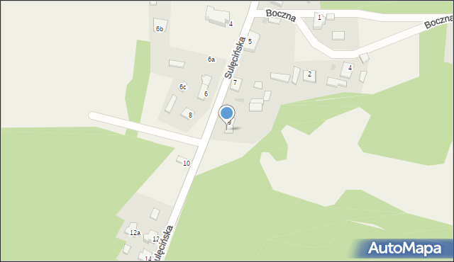 Maszków, Sulęcińska, 9a, mapa Maszków