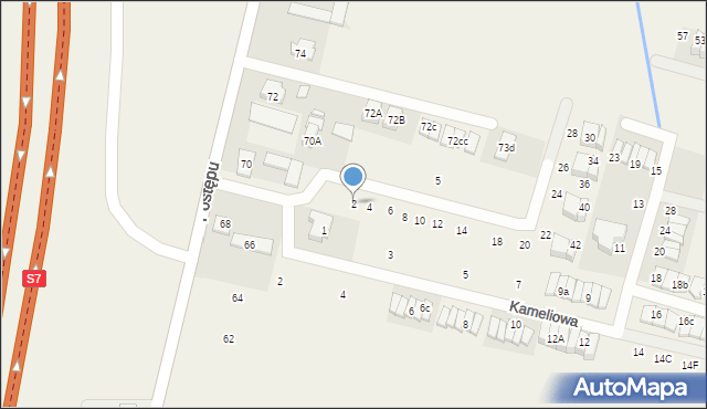 Nowa Wola, Surfinii, 2, mapa Nowa Wola