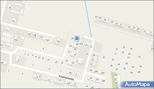 Nowa Wola, Surfinii, 34, mapa Nowa Wola