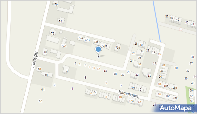 Nowa Wola, Surfinii, 5, mapa Nowa Wola