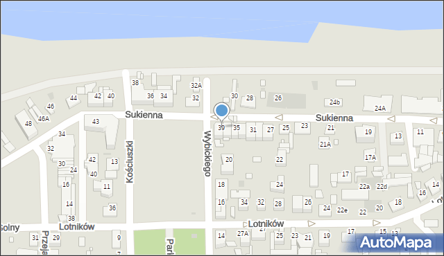 Nowy Dwór Mazowiecki, Sukienna, 39, mapa Nowy Dwór Mazowiecki