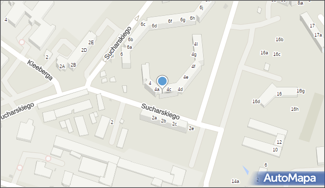 Oleśnica, Sucharskiego Henryka, mjr., 4b, mapa Oleśnica