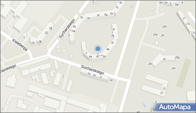 Oleśnica, Sucharskiego Henryka, mjr., 4c, mapa Oleśnica