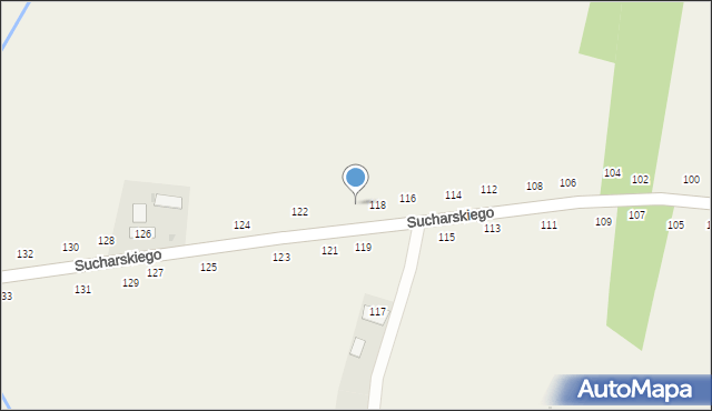 Olesno, Sucharskiego Henryka, mjr., 120, mapa Olesno