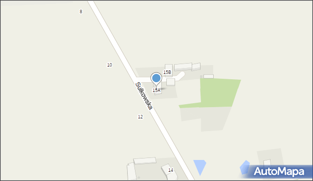 Piątek, Sułkowska, 15A, mapa Piątek