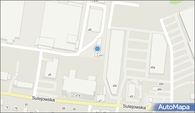 Piotrków Trybunalski, Sulejowska, 47f, mapa Piotrków Trybunalski