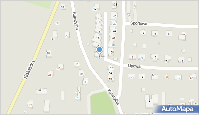 Prabuty, Sucharskiego Henryka, mjr., 1, mapa Prabuty