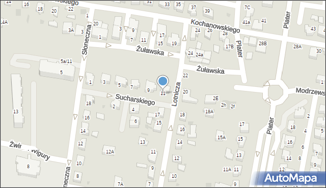 Pruszcz Gdański, Sucharskiego Henryka, mjr., 11, mapa Pruszcz Gdański