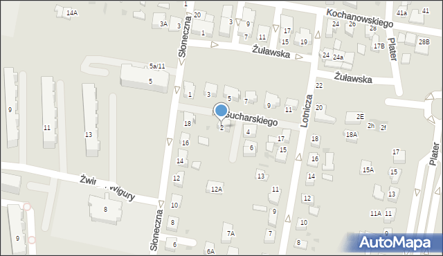 Pruszcz Gdański, Sucharskiego Henryka, mjr., 2, mapa Pruszcz Gdański