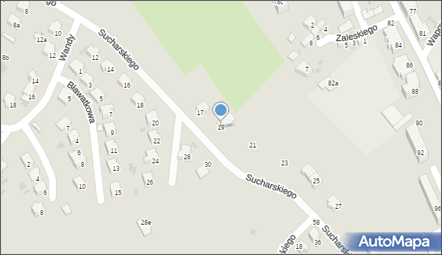 Przemyśl, Sucharskiego Henryka, mjr., 19, mapa Przemyśla