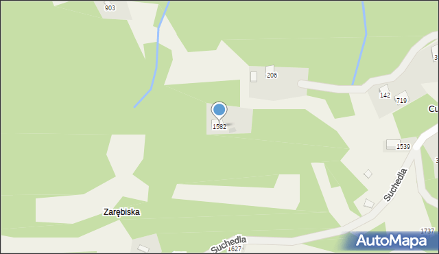 Radziechowy, Suchedla, 1582, mapa Radziechowy