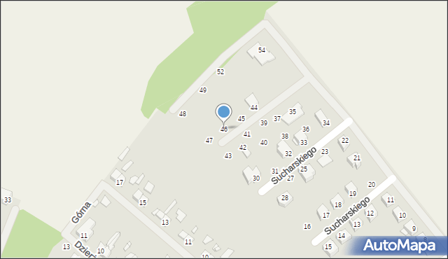 Resko, Sucharskiego Henryka, mjr., 46, mapa Resko