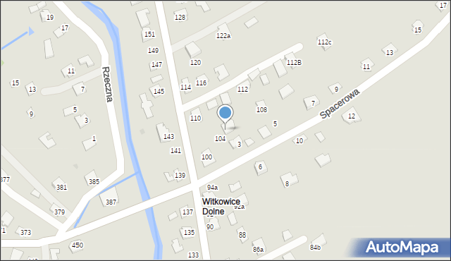 Ropczyce, Sucharskiego Henryka, mjr., 106, mapa Ropczyce