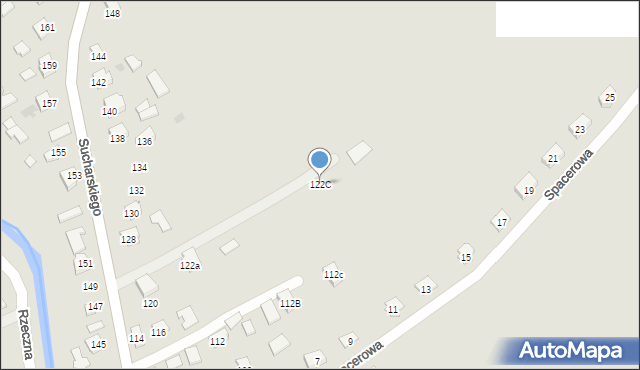 Ropczyce, Sucharskiego Henryka, mjr., 122C, mapa Ropczyce