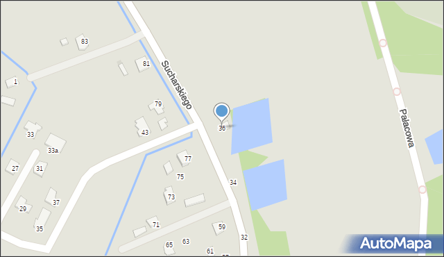 Ropczyce, Sucharskiego Henryka, mjr., 36, mapa Ropczyce