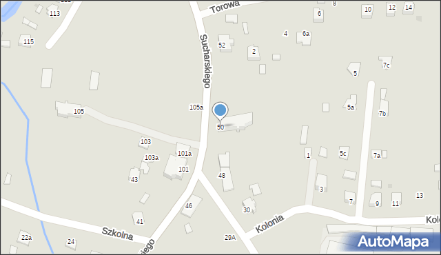 Ropczyce, Sucharskiego Henryka, mjr., 50, mapa Ropczyce