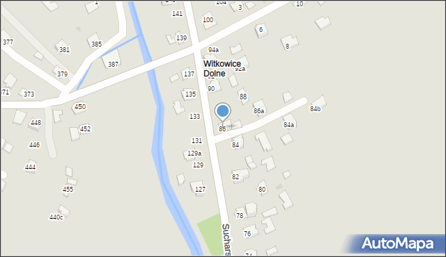 Ropczyce, Sucharskiego Henryka, mjr., 86, mapa Ropczyce