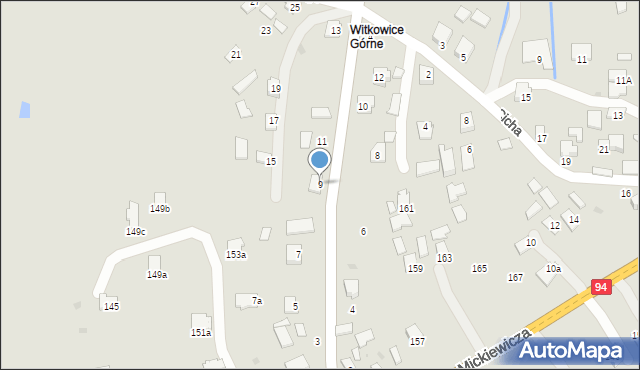 Ropczyce, Sucharskiego Henryka, mjr., 9, mapa Ropczyce