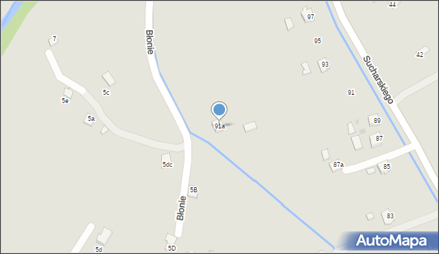 Ropczyce, Sucharskiego Henryka, mjr., 91a, mapa Ropczyce