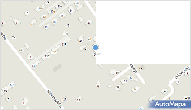 Rzeszów, Sulikowskiego Daniela, ks., 54, mapa Rzeszów