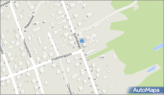 Skierniewice, Sulińskiego Romualda, ppłk. pil., 31, mapa Skierniewic