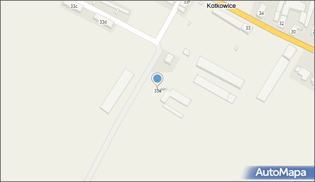Stare Kotkowice, Sudecka, 33e, mapa Stare Kotkowice