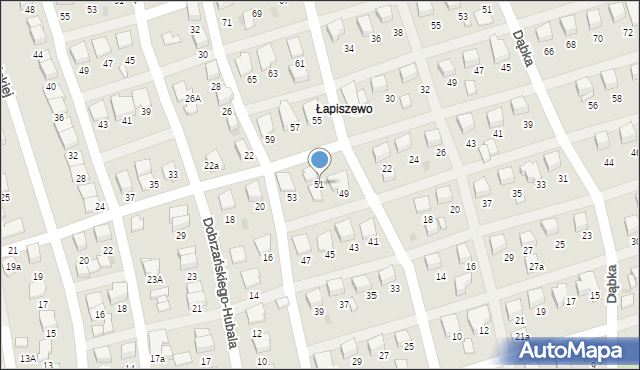 Starogard Gdański, Sucharskiego Henryka, mjr., 51, mapa Starogard Gdański