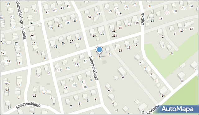 Starogard Gdański, Sucharskiego Henryka, mjr., 6, mapa Starogard Gdański