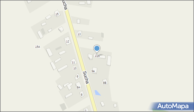 Sucha, Sucha, 11A, mapa Sucha