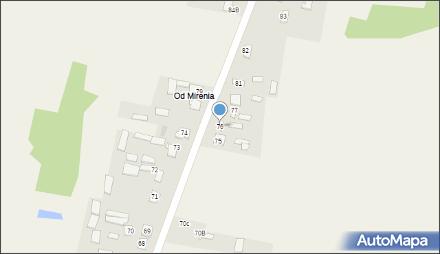 Sucha, Sucha, 76, mapa Sucha