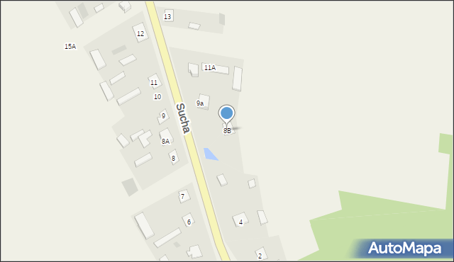 Sucha, Sucha, 8B, mapa Sucha