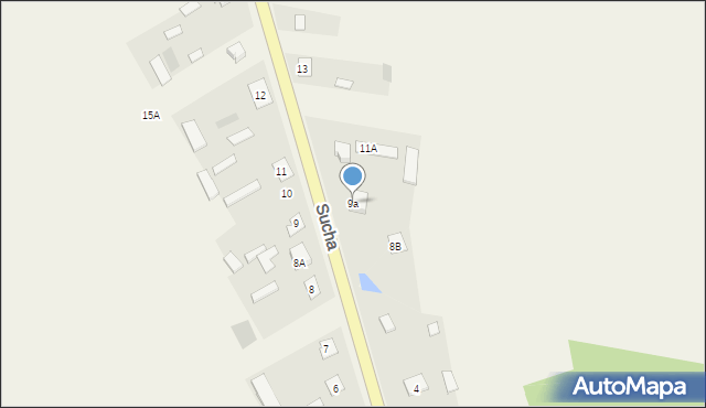 Sucha, Sucha, 9a, mapa Sucha