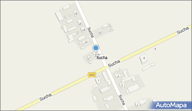 Sucha, Sucha, 11, mapa Sucha