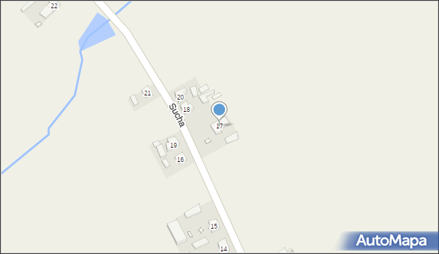 Sucha, Sucha, 17, mapa Sucha