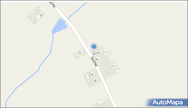 Sucha, Sucha, 20, mapa Sucha