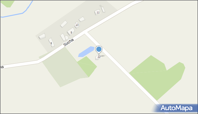Sucha, Sucha, 12, mapa Sucha