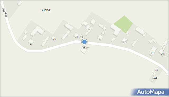 Sucha, Sucha, 23a, mapa Sucha