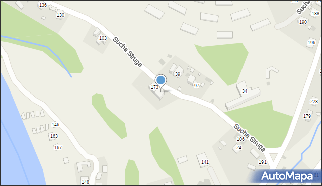 Sucha Struga, Sucha Struga, 174, mapa Sucha Struga