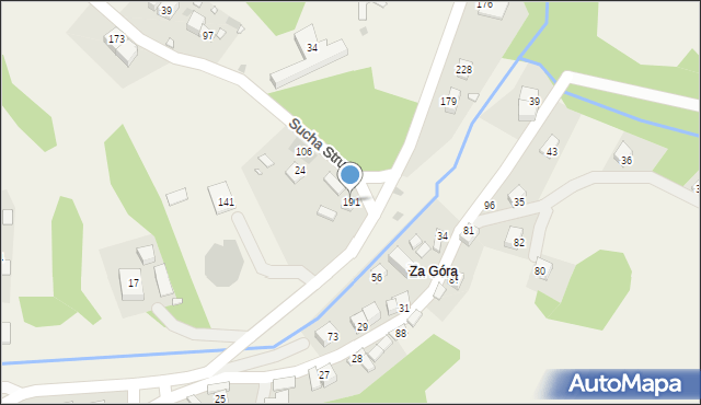 Sucha Struga, Sucha Struga, 191, mapa Sucha Struga